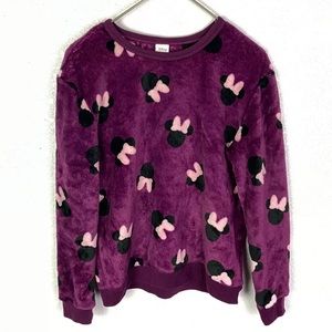 Disney Minnie Mouse Fuzzy Sweatshirt